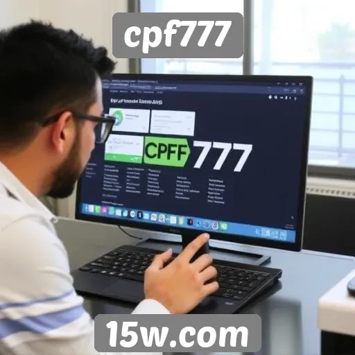 experiências de usuário no site cpf777